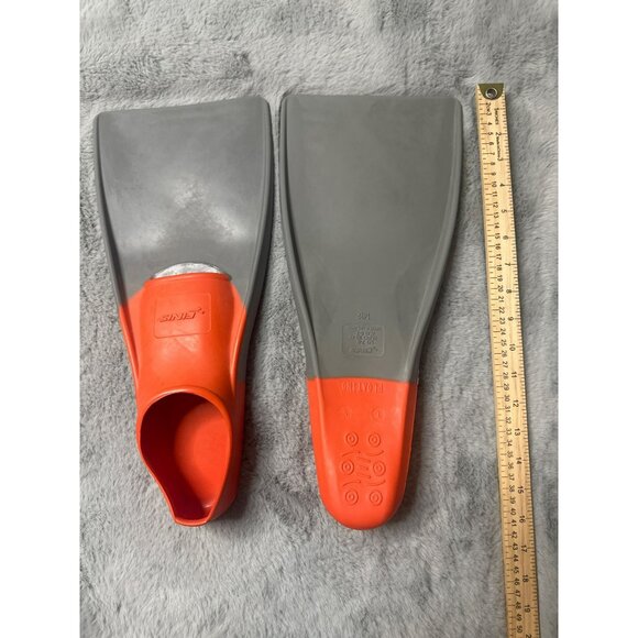 Finis Long Floating Fins Red/Gray Large - Picture 5 of 6